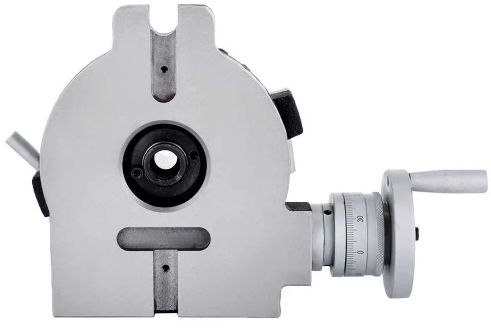 150 mm vertikalus ir horizontalus sukamasis stalas, tikslaus darbo pozicionavimo įrenginys, frezavimo staklių priedas