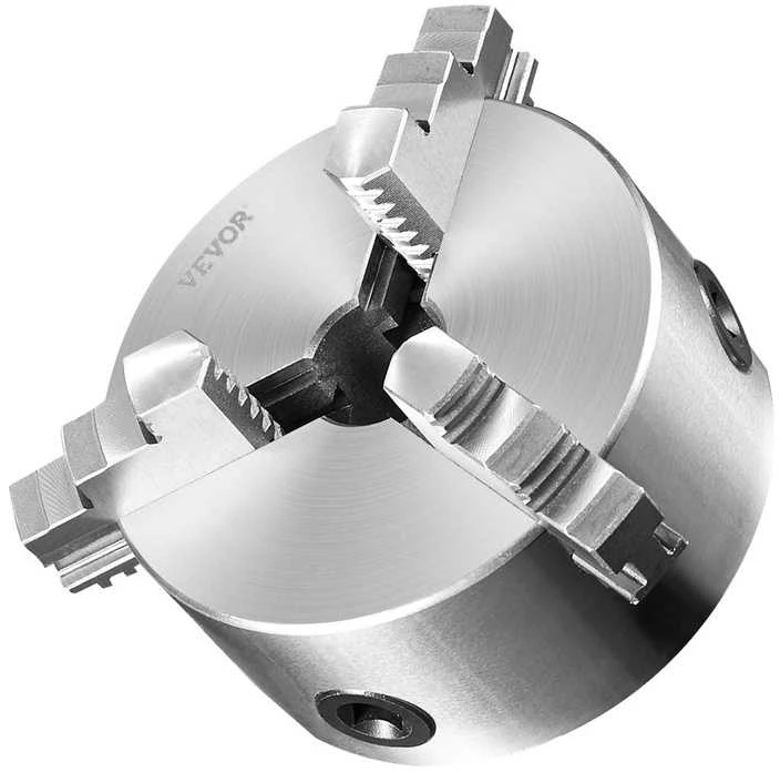 15.24 cm 3-žnyplių tekinimo griebtuvas, savaime centruojantis, metalo apdirbimui, tekinimo staklėms