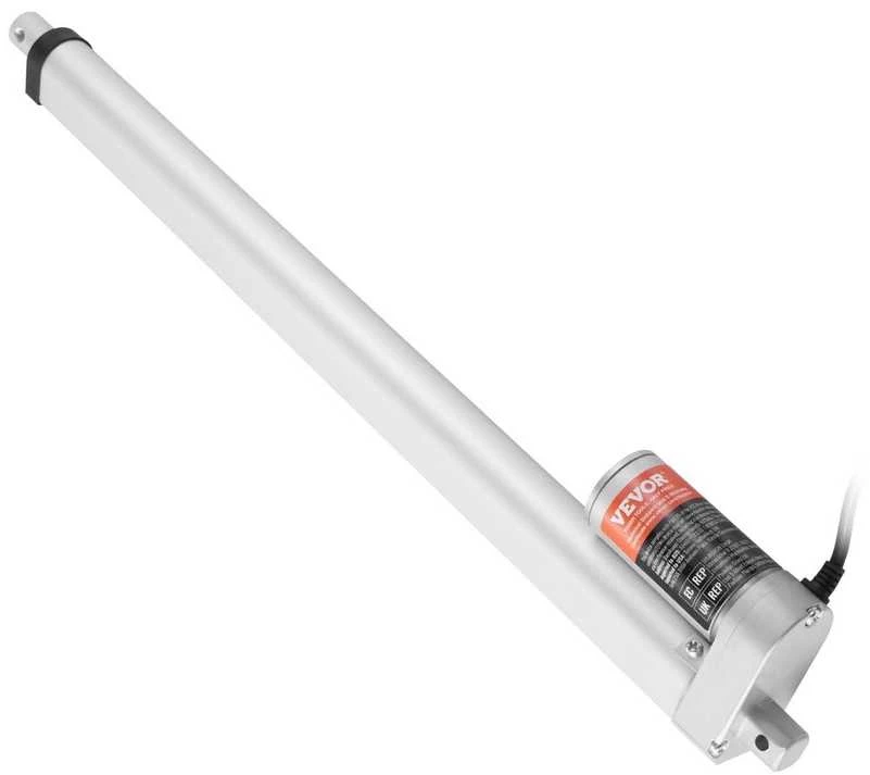 18 colių linijinė pavara, 12 V nuolatinės srovės, didelės apkrovos, elektrinė linijinė pavara, 450 mm eigos pavara, automatikos pavara