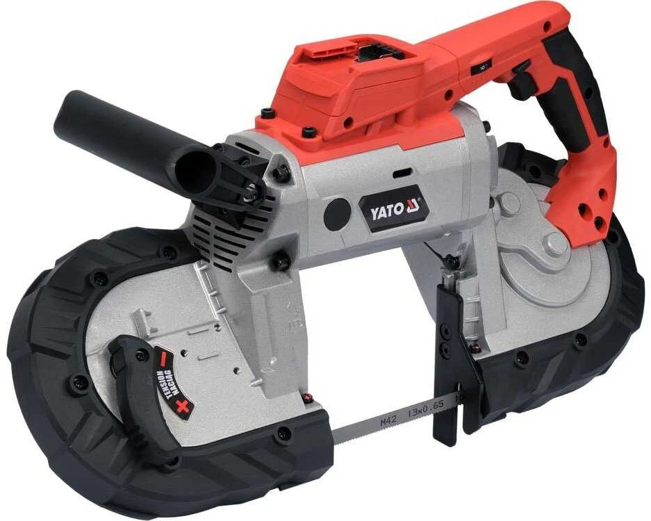 18V akumuliatorinis metalo pjūklas, 127mm, juostinis pjūklas, profilio pjovimo staklės