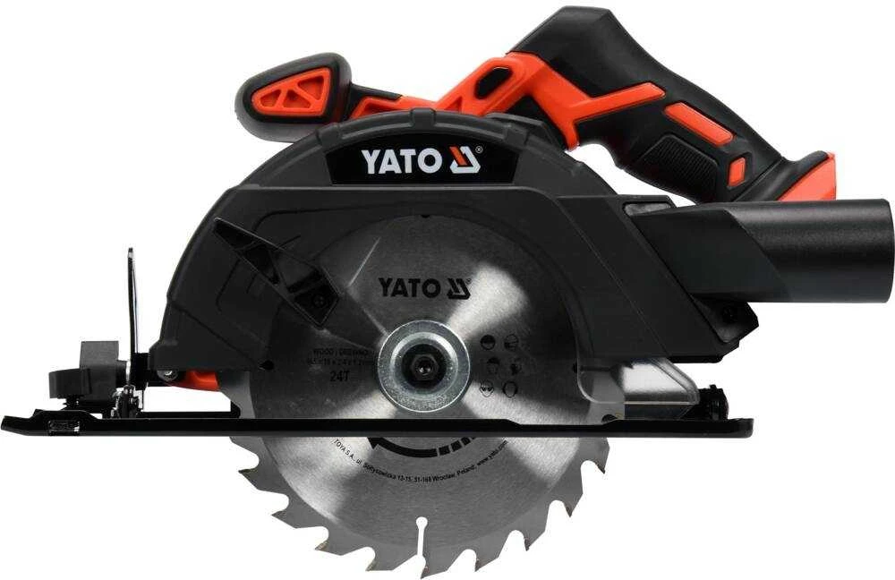 YATO diskinis pjūklas 165mm 18V BE BATERIJAŲ IR Įkroviklio