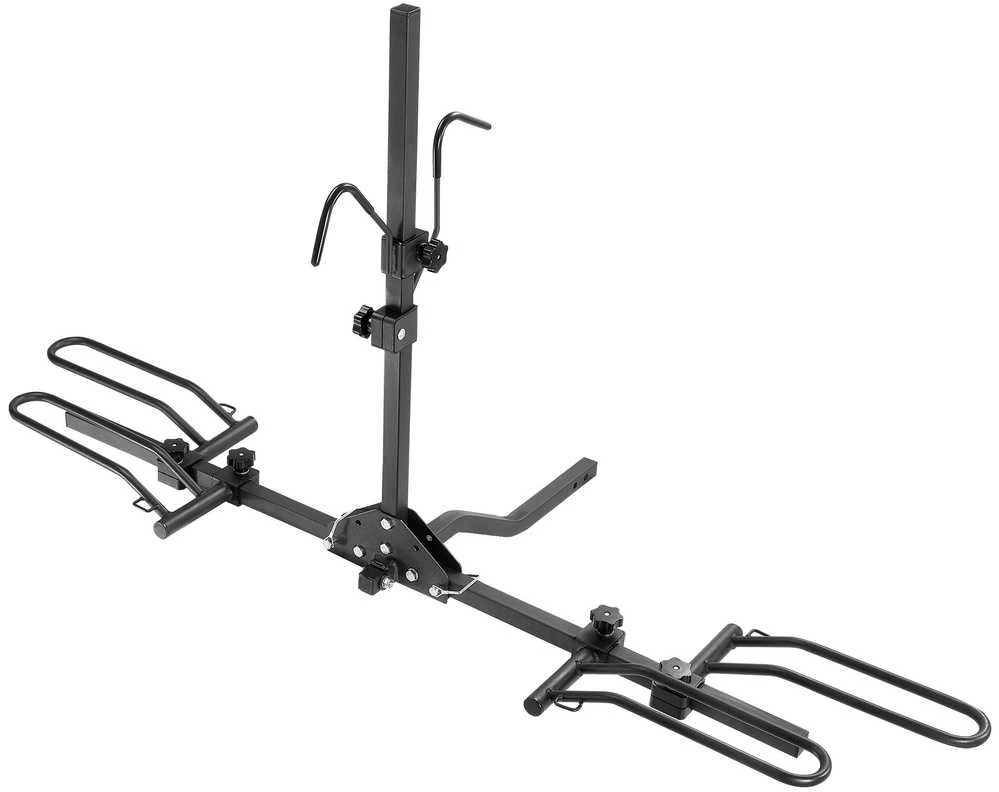 2 Dviračių Platforma - Pakreipiamas, Sulankstomas Dviračių Laikiklis Automobiliui, Visureigiui, Kemperiui (36.3kg)