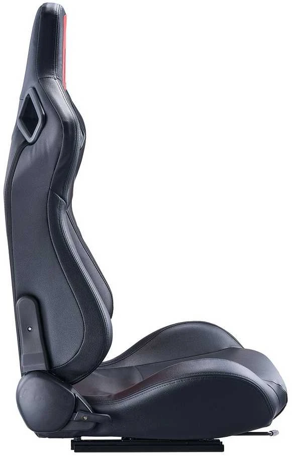 2 lenktynių sėdynės su PVC oda, reguliuojami bėgeliai, ergonomiškos, universalios, sportinės automobilių sėdynės, vairuotojo sėdynės
