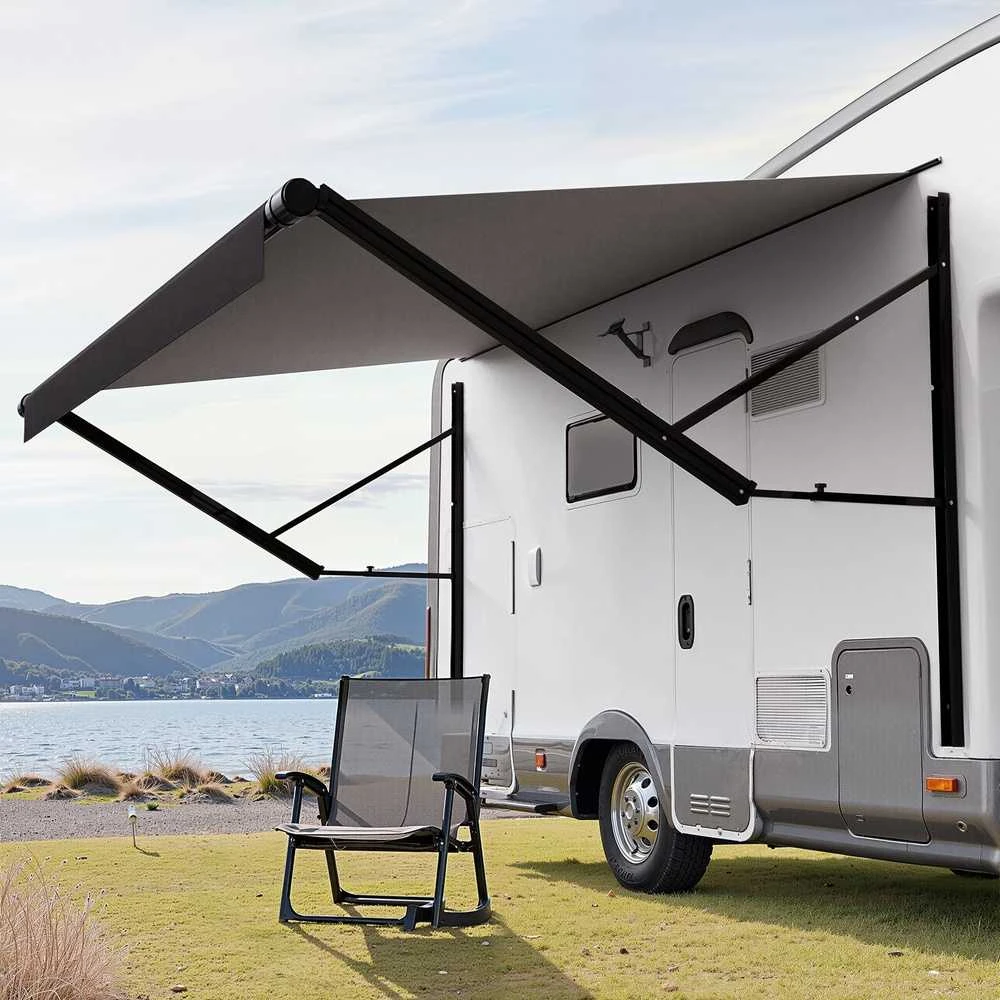 20' RV Pakeitimo Elektrinė Markizė, DC12V Priekabos Markizė Kempingui, Vandeniui Atsparus RV Pavėsis
