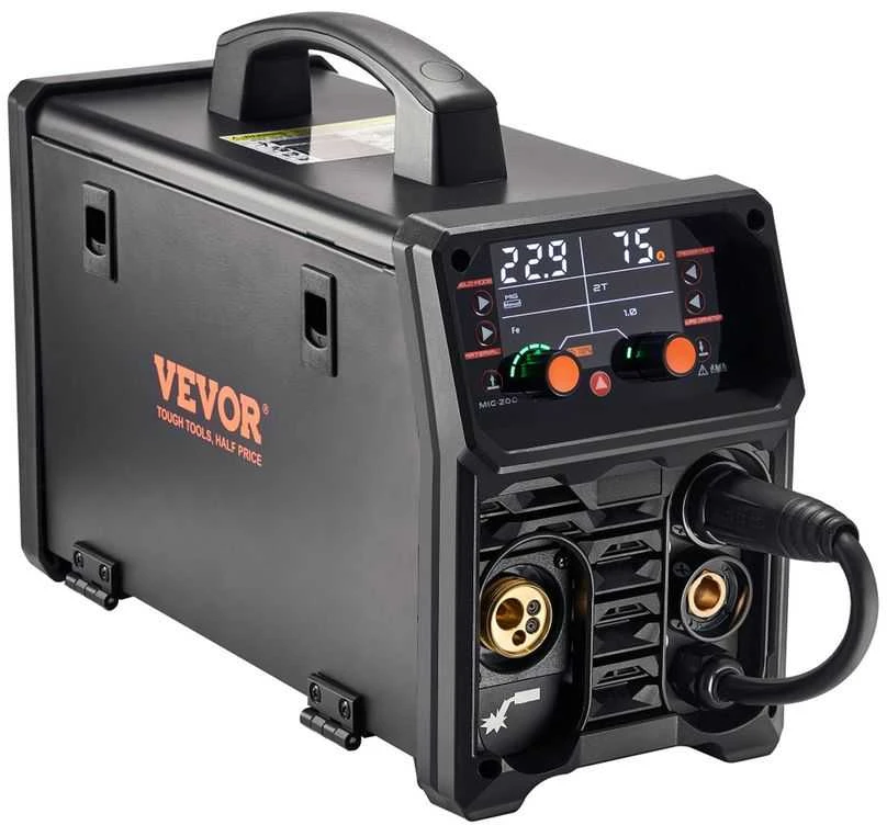200A sinergetinis MIG suvirinimo aparatas, daugiaprocesinis IGBT inverteris, Flux Core MIG Stick Lift TIG suvirinimas, metalo suvirinimo įranga