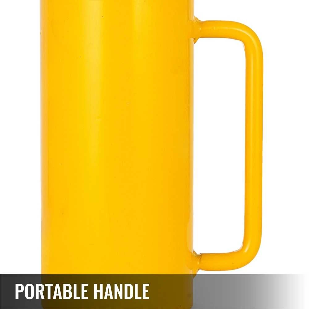 20T hidraulinis cilindrinis domkratas, su 100 mm eiga, didelio galingumo hidraulinis domkratas, tuščiaviduris stūmoklinis cilindras, kėlimo domkratas automobiliams