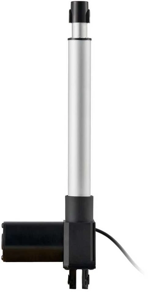24V linijinės pavaros komplektas, 25.4 cm eiga, 99.8kg keliamoji galia, IP44, elektrinė linijinė pavara baldams, automatikos sistemoms, didelės galios linijinė pavara
