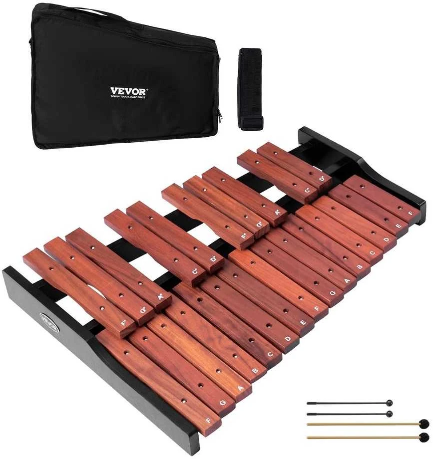 VEVOR 25 natų medinis glockenspielis su deklaji