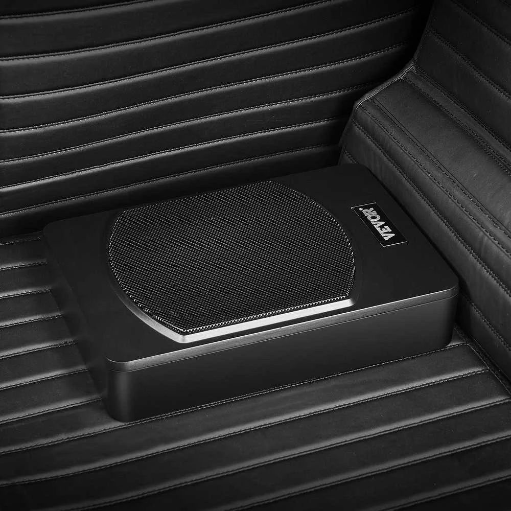 25.4 cm po sėdyne automobilio žemų dažnių garsiakalbis, 240 W aktyvus bosas, žemų dažnių garsiakalbių sistema automobiliui