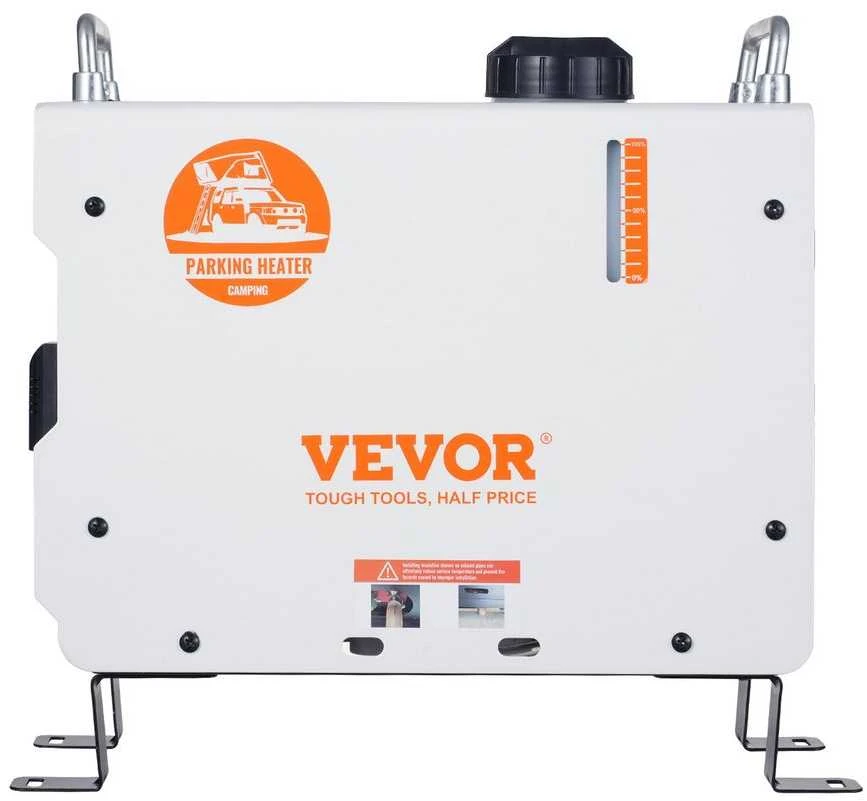 2kW Dyzelinis Šildytuvas 12V/24V su Bluetooth, Nešiojamas Oro Šildytuvas RV, Kempingui, Garažui, su CO Signalizacija, Nuotolinio Valdymo Pultu, Greitas Šildymas