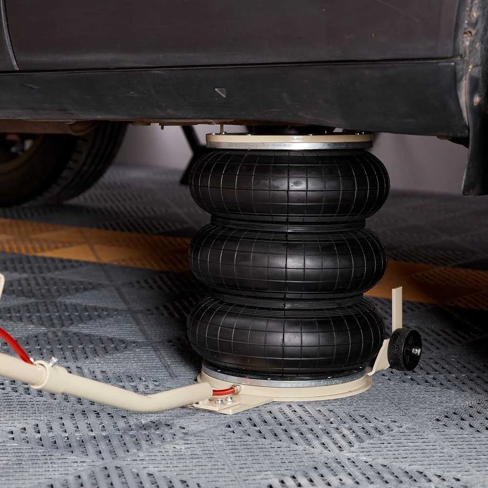 3 tonų pneumatinis domkratas, Lengvas automobilių kėlimas, Universalus kėlimo aukštis, Didesnis stabilumas