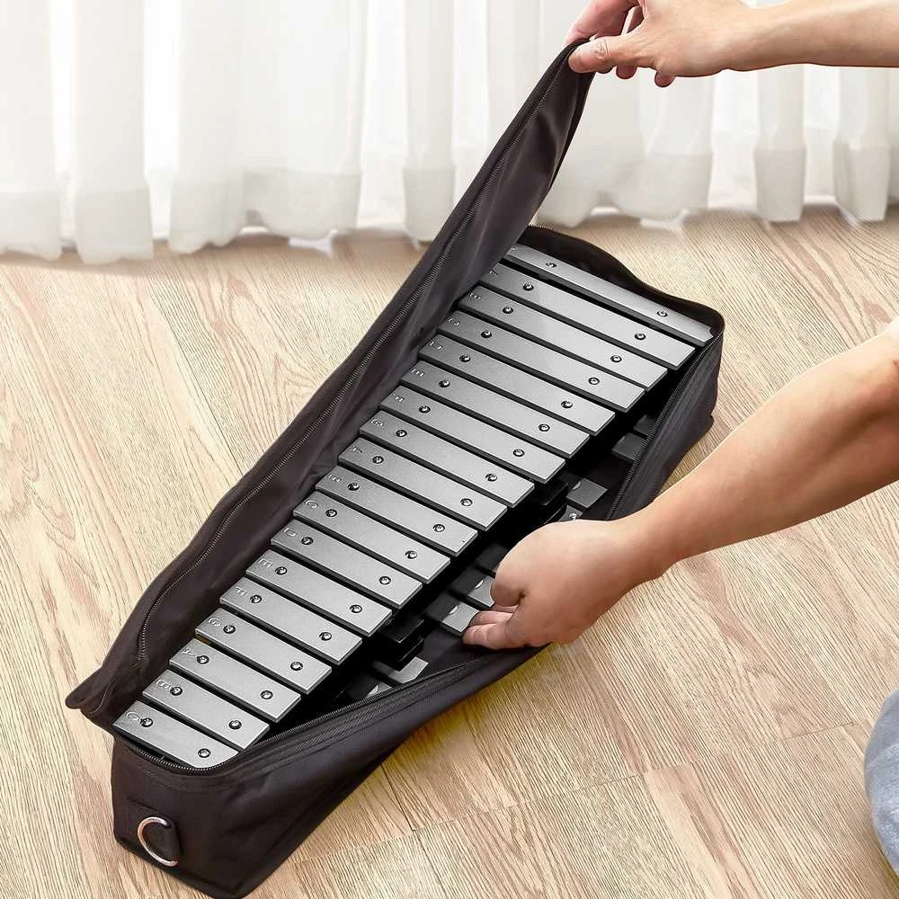 30 Natų Glockenspiel Xylofonas, Mušamieji, Lazdelės, Dėklas, Melodijų Instrumentai, Perkusija, Vaikams, Pradedantiesiems