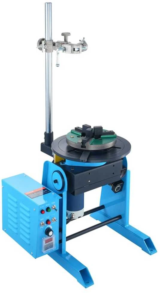 30KG sukamasis suvirinimo pozicionierius, 0-90° pasukamas stalas, suvirinimo rotatorius 1-12 aps./min., metalo apdirbimui, sunkioms apkrovoms, suvirinimo stalviršis