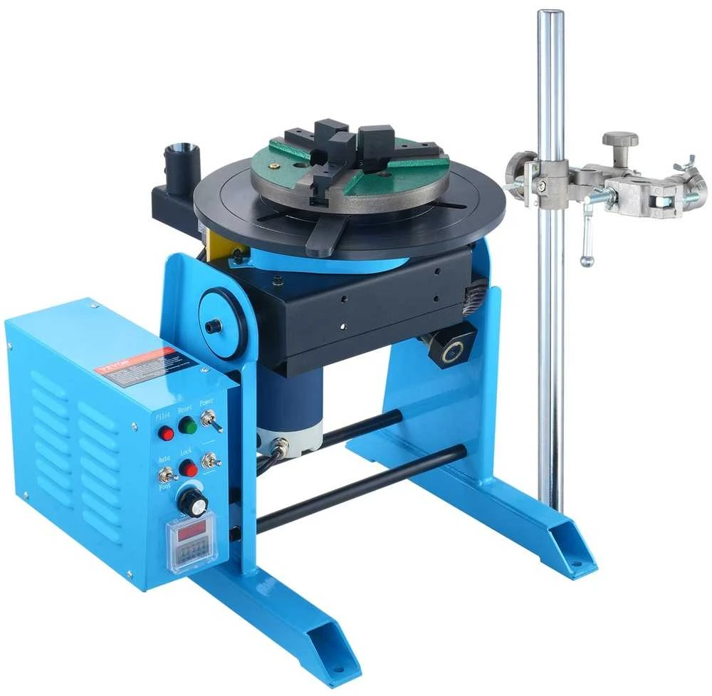 30KG sukamasis suvirinimo pozicionierius, 0-90° pasukamas stalas, suvirinimo rotatorius 1-12 aps./min., metalo apdirbimui, sunkioms apkrovoms, suvirinimo stalviršis