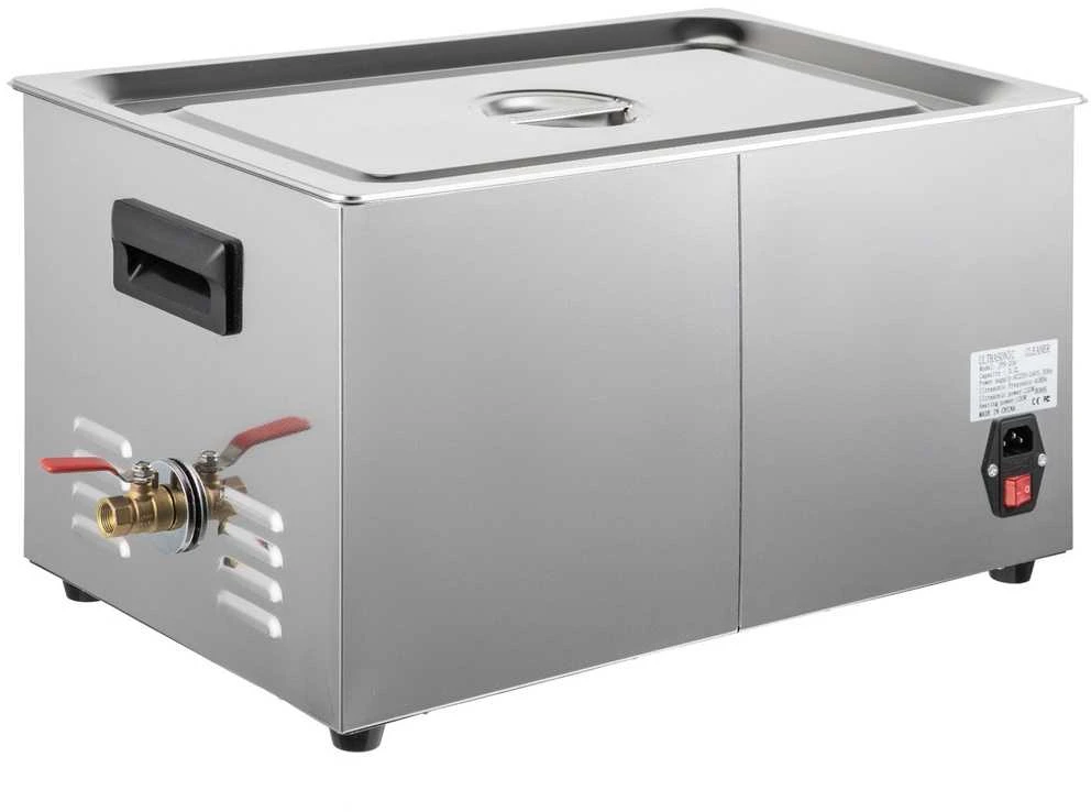 30L Dvigubo Dažnio Ultragarsinis Valiklis su Šildytuvu, 28/40kHz, Papuošalams, Detalėms, Akiniams, Grandinėms, Plokštėms, Elektronikai