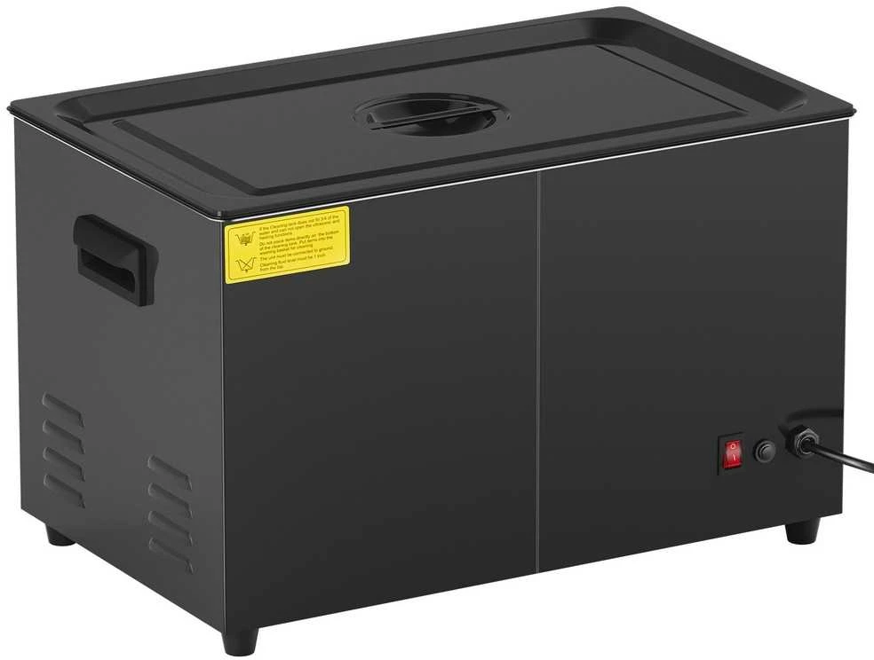 30L ultragarsinis valiklis su laikmačiu ir šildytuvu, 600W, nerūdijančio plieno ultragarso vonelė, profesionalus ultragarsinis plovimas