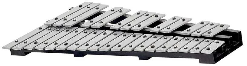 32 tonų metalofonas, ksilofonas su plaktukėliais, perkusinis instrumentas, nešiojamas, muzikos instrumentų rinkinys, vaikiškas
