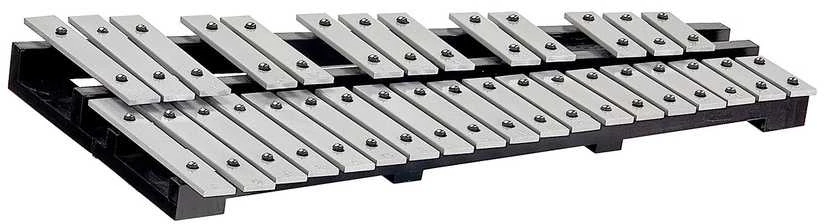 32 tonų metalofonas, ksilofonas su plaktukėliais, perkusinis instrumentas, nešiojamas, muzikos instrumentų rinkinys, vaikiškas
