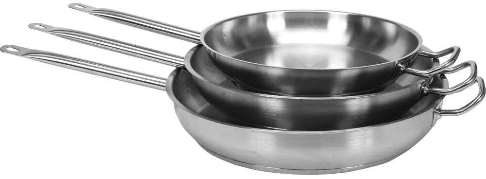 36 cm nerūdijančio plieno keptuvė, indukcinė, universali keptuvė