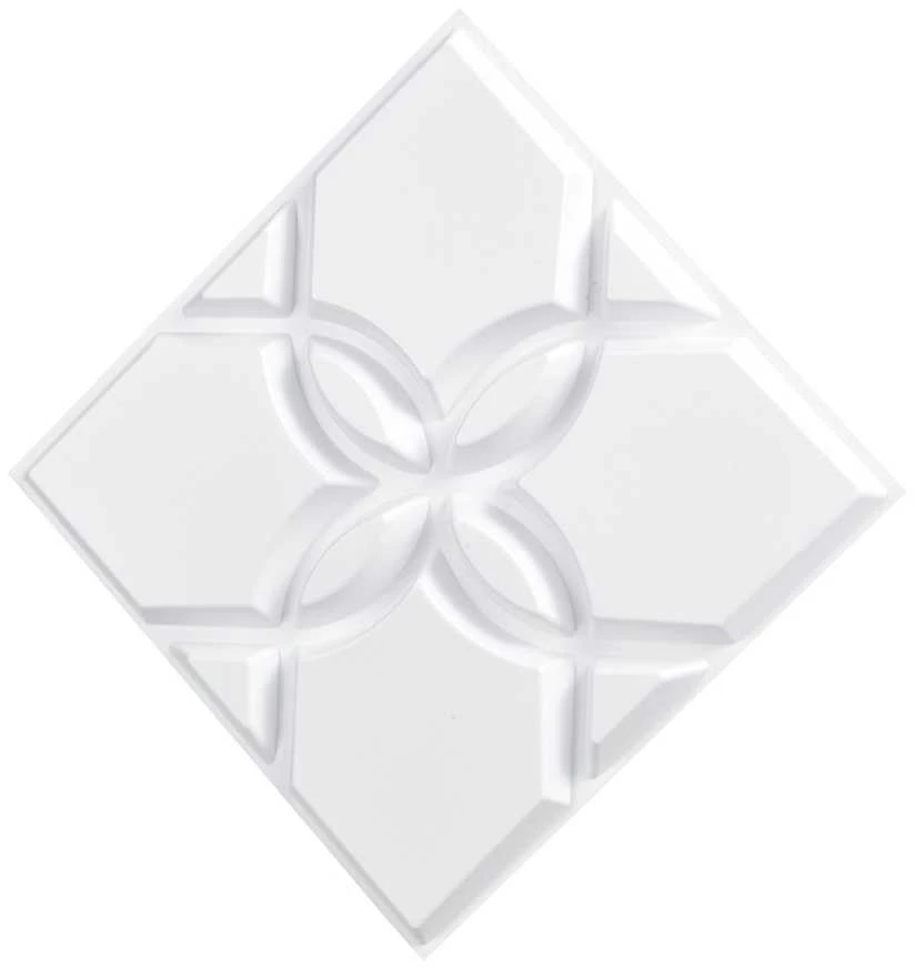 VEVOR 3D sienų plokštės 33 vnt. 32 m² gėlių baltos