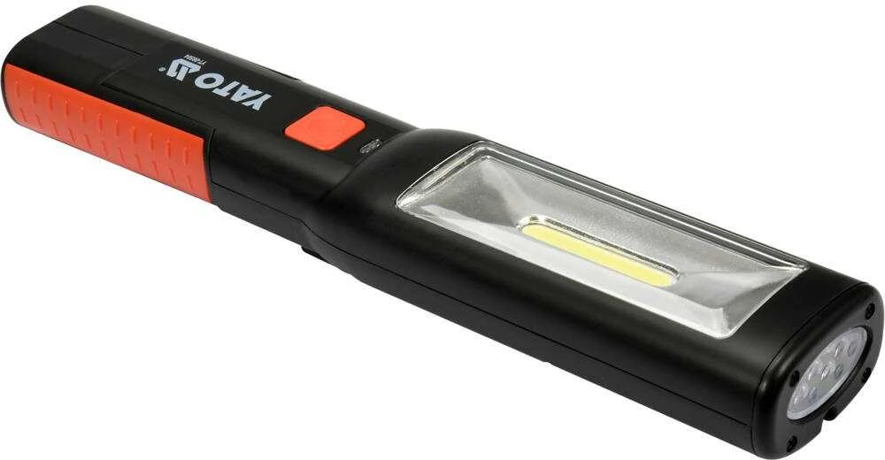 3W COB LED darbo žibintas, įkraunamas, 250 liumenų, su USB, nešiojama apžiūros lempa