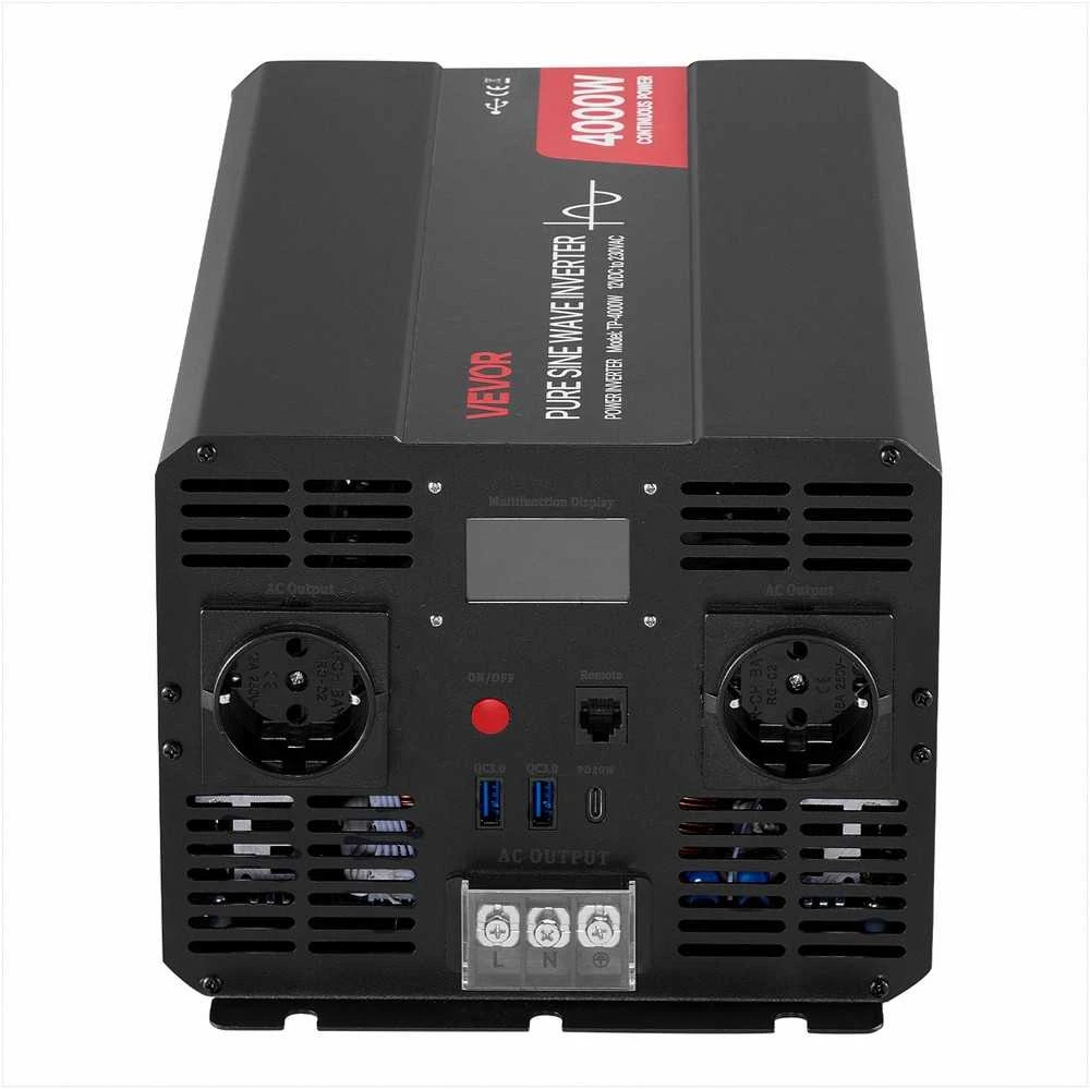 VEVOR 4000W galios keitiklis automobiliams ir RV