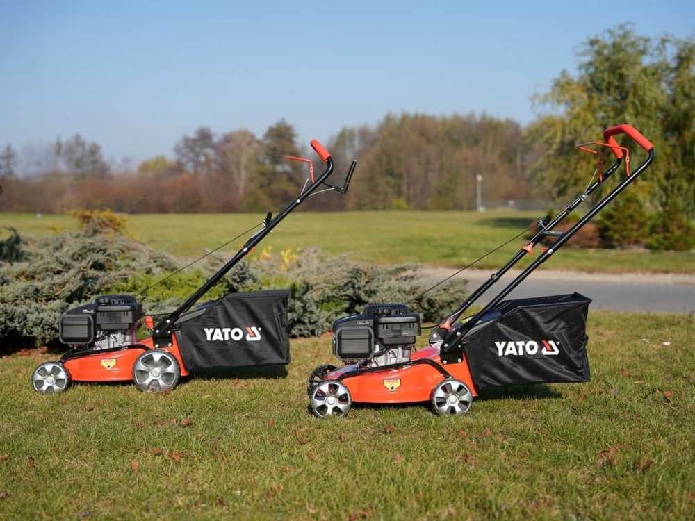 Yato 41 cm savaeigė benzininė vejapjovė, su 123 cm3 varikliu, vejapjovė su pavara, benzininė vejapjovė