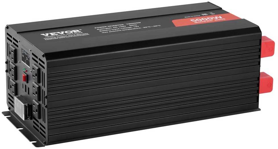 VEVOR Modifikuoto sinusinio signalo keitiklis 5000W