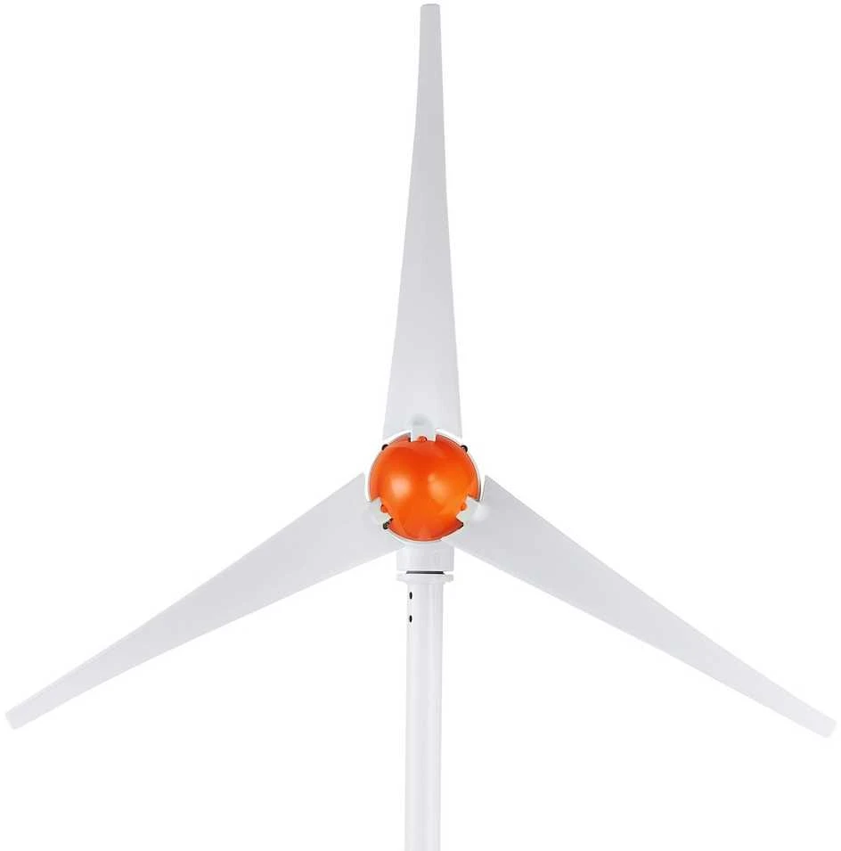 500W vėjo turbina, 12V, 3 mentės, MPPT, namams, sodybai, kemperiui, valčiai, autonominei sistemai - vėjo jėgainė, generatorius