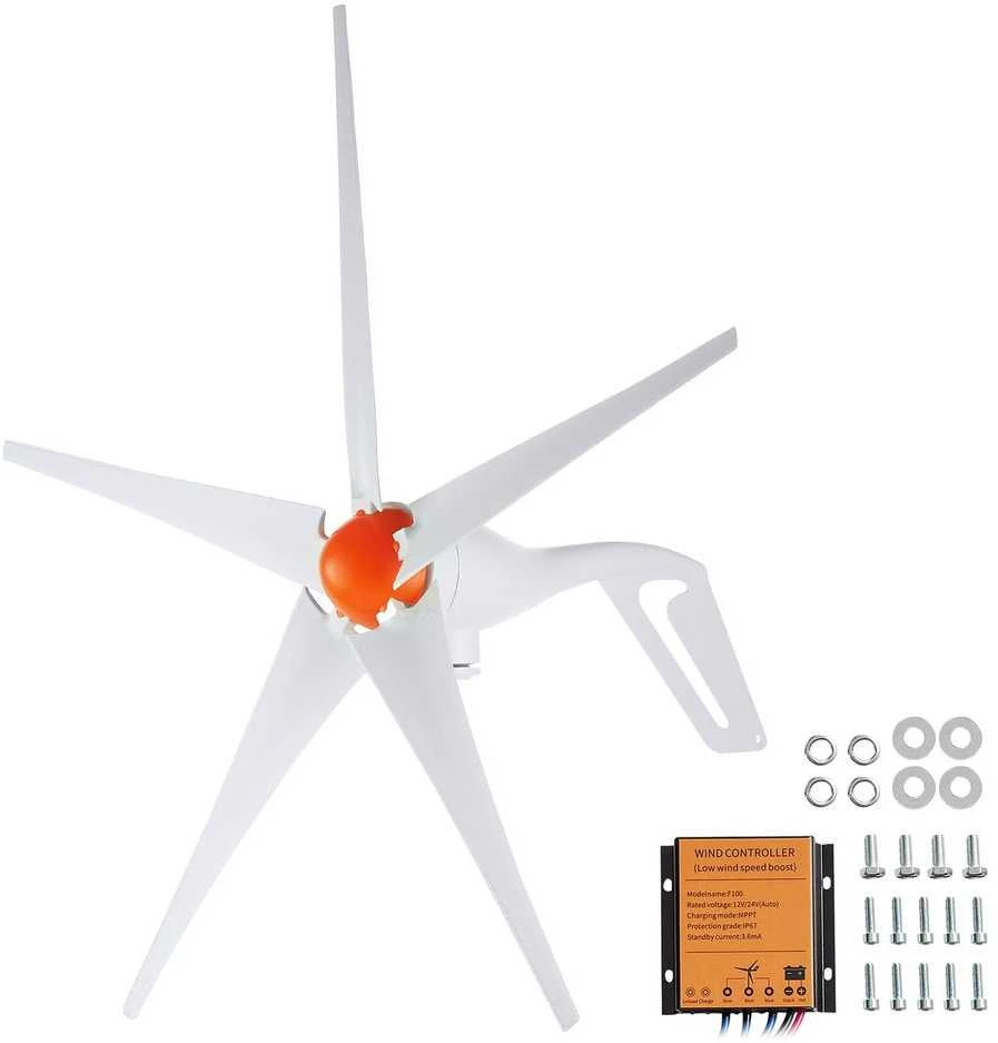 VEVOR 500 W vėjų turbinos generatorius 12 V su MPPT valdikliu