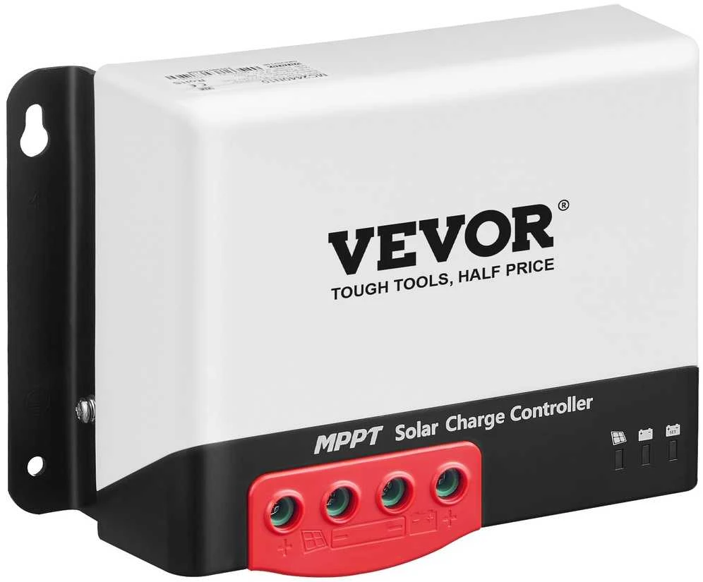 50A MPPT Saulės Įkrovimo Valdiklis 12V/24V Automatinis Maks. 100V PV Įvestis, su Bluetooth