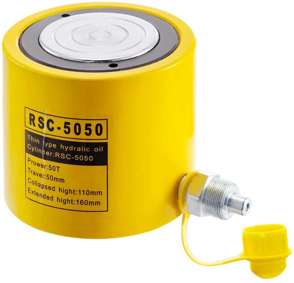 50T Hidraulinis Domkratas, 50mm Eiga, Vienpusio Veikimo, Kėlimo Cilindras, Hidraulinis Presas