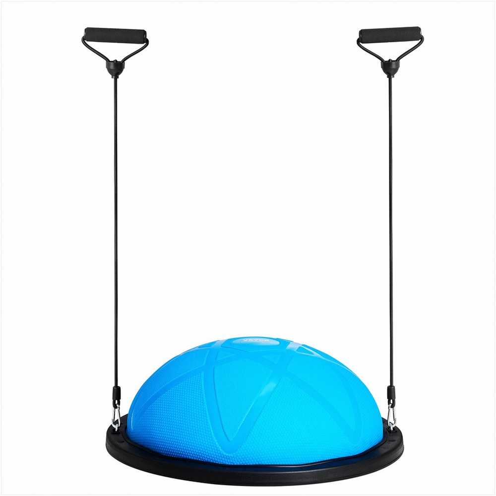VEVOR 58 cm pusė treniruoklio kamuolio su elastingomis juostomis