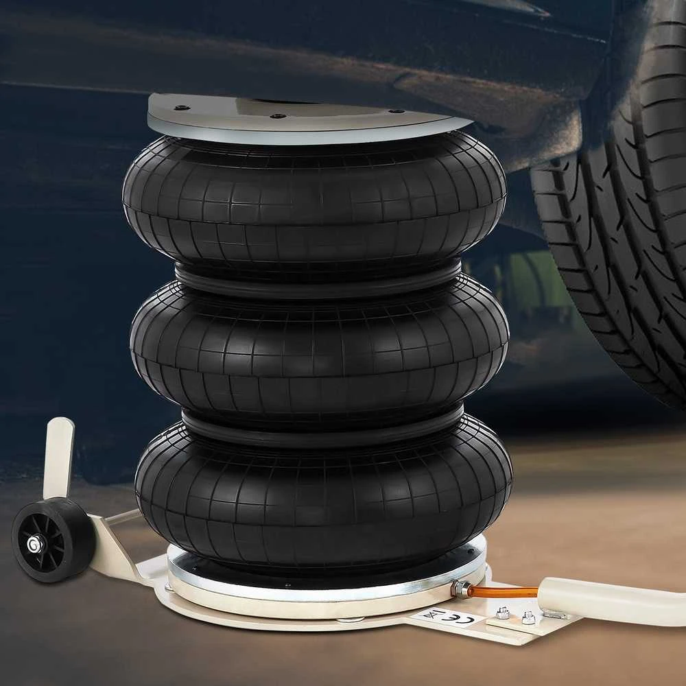 5T pneumatinis domkratas, trijų pagalvių, 16-40 cm, auto keltuvas, domkratas
