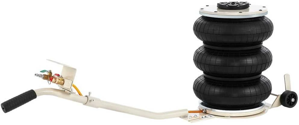 5T pneumatinis domkratas, trijų pagalvių, 16-40 cm, auto keltuvas, domkratas