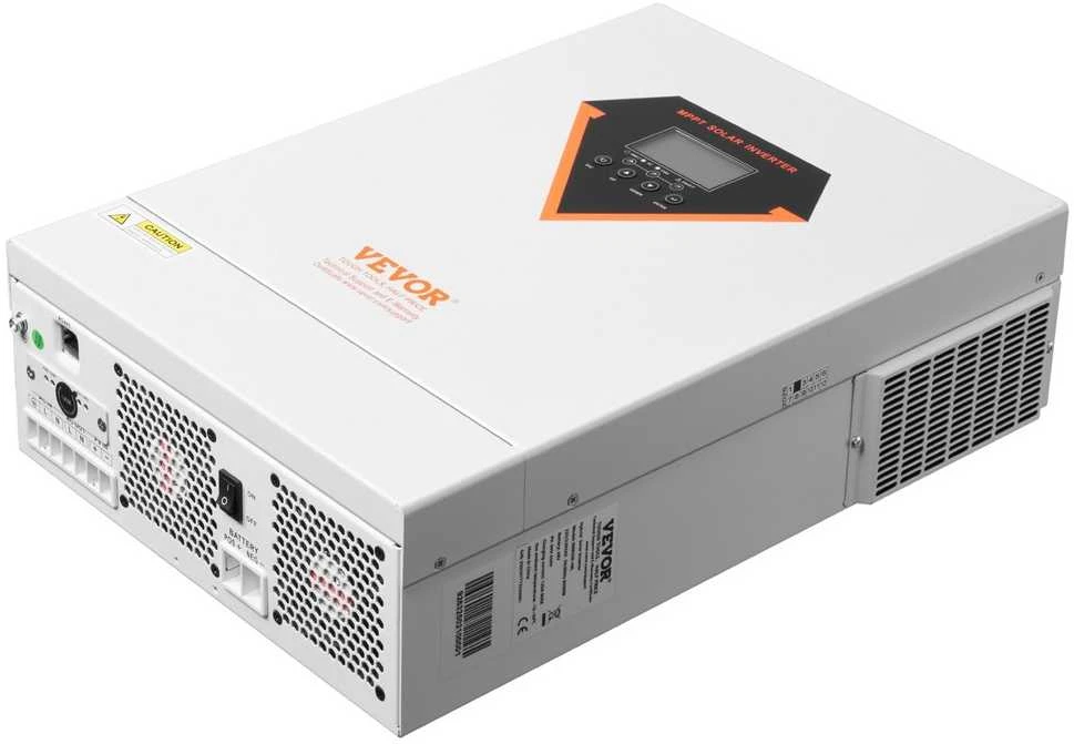 VEVOR Hibridinis saulės inverteris su įkrovikliu 6000W