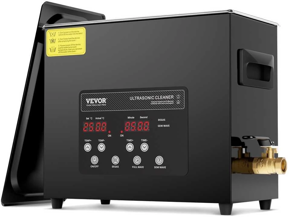 VEVOR 6L ultragarso valymo įrenginys su laikmačiu