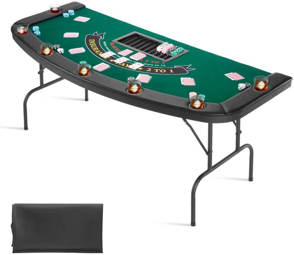 VEVOR Pokerio stalas 7 žaidėjams