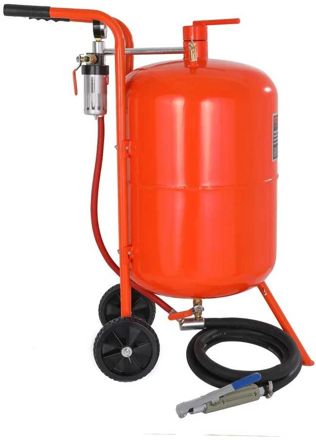 VEVOR 20 galonų smėliasrovė 60–110 PSI su 4 purkštukais