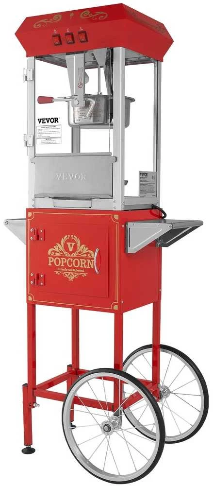 VEVOR Spragėsių gaminimo aparatas su vežimėliu 850W