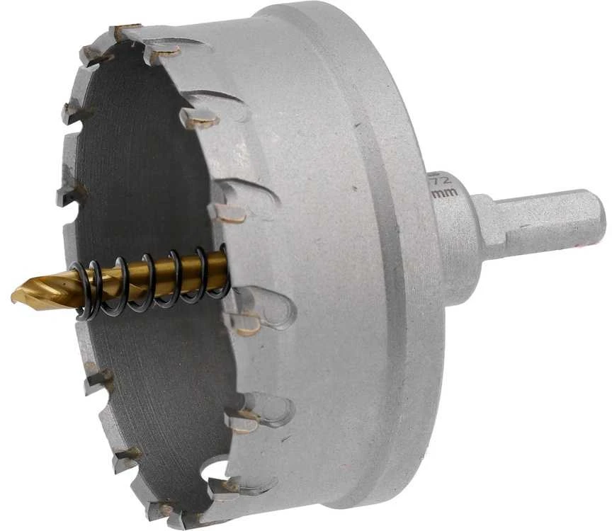 Grąžtas 80 mm skylės pjūklas metalui, konstrukcinio plieno skylės pjūklas, nerūdijančio plieno skylės pjūklas