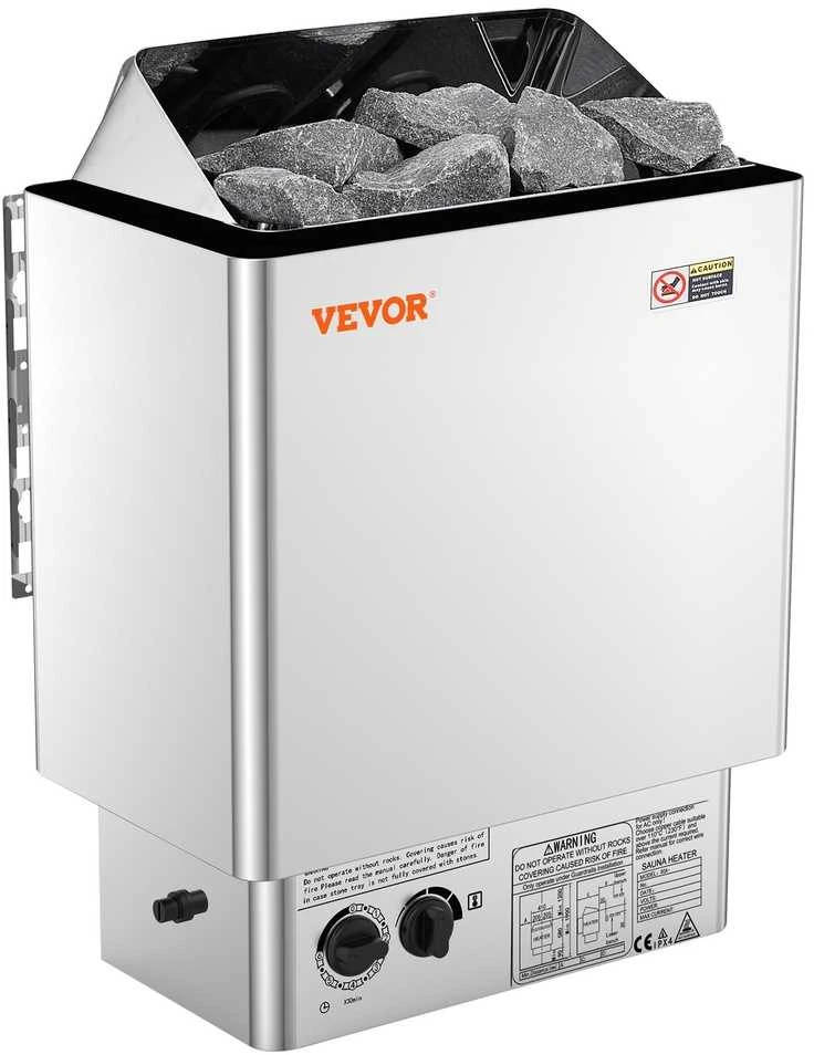 VEVOR 8 kW elektrinė sauna su įmontuotu valdymu