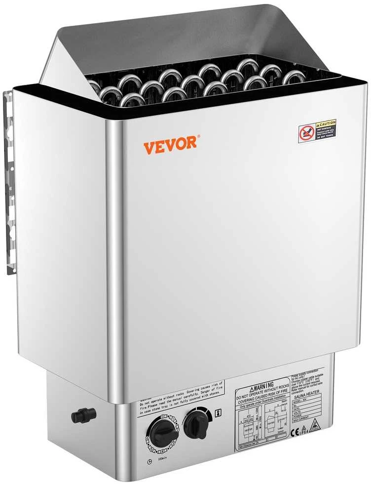8kW elektrinis pirties šildytuvas, namų SPA, nerūdijantis plienas, įmontuotas valdymas, 8-12 m³ pirties šildytuvas, vidaus pirties šildytuvas
