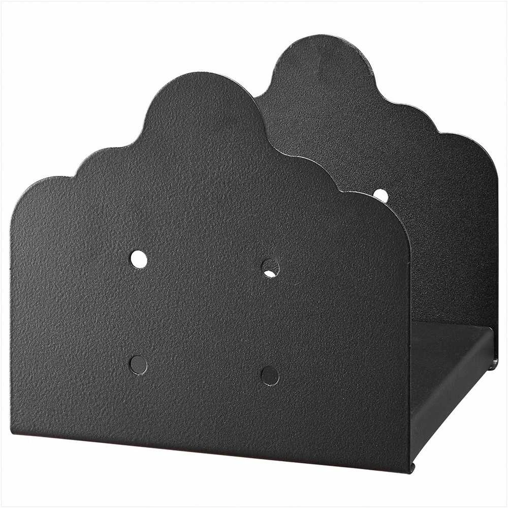 8x8 stulpo pagrindas terasoms ir pergolėms, tvirtas anglinis plienas, juodas, terasos stulpo laikiklis, pavėsinės atrama, turėklų pagrindas, metalinis padas