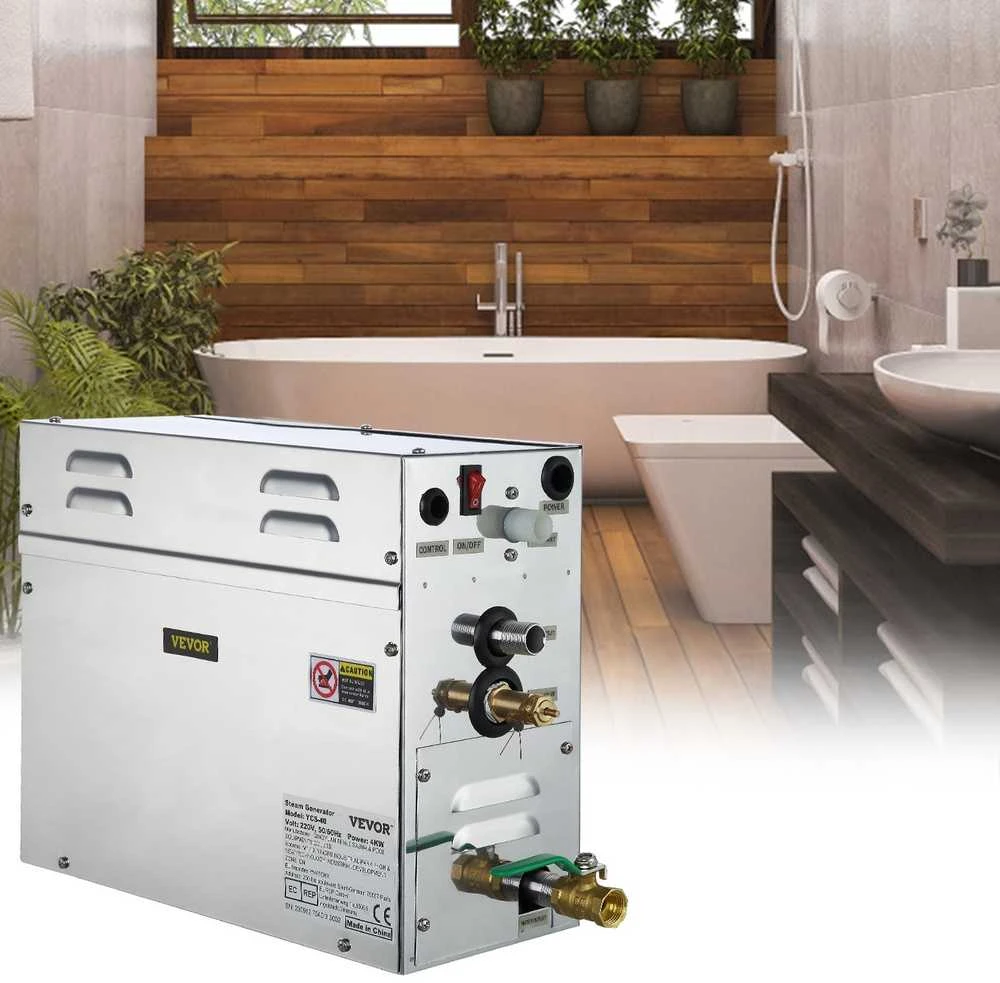 9 kW garo generatorius SPA, pirčiai, 6 l talpa, skaitmeninis ekranas, namams, komercinėms patalpoms, garinėms