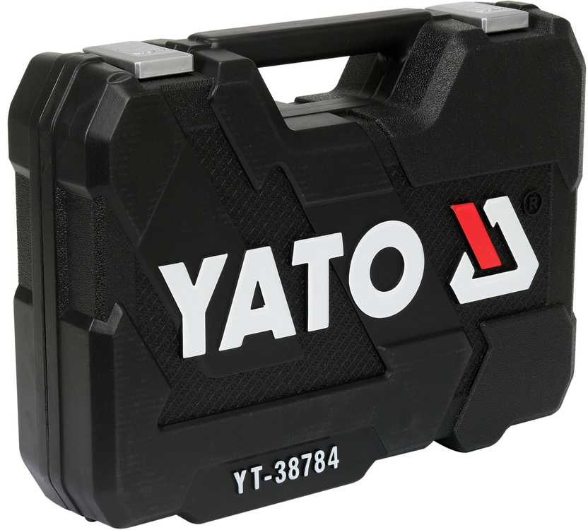 Yato Toya Sa Poland Įrankių rinkinys | 6.3 mm (1/4") + 12.5 mm (1/2") | 93 vnt. (YT-38784)