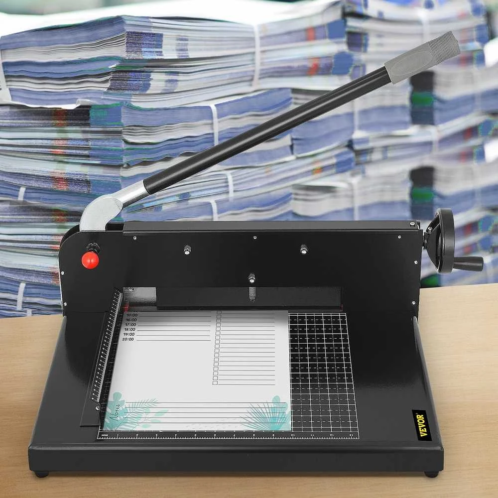 A4 formato popieriaus pjaustyklė, 30.48 cm rankinis popieriaus kirpimo įrenginys, tvirtas, skirtas amatams, biurui, nuotraukoms, tiesiam pjovimui, dokumentų, nuotraukų pjaustytuvas
