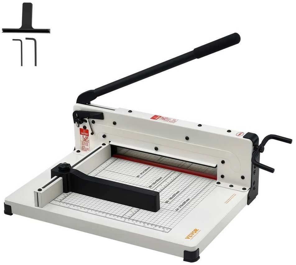 A4 formato popieriaus pjaustyklė, 304.8 mm giljotina, 400 lapų, sunkiasvorė, profesionali, biurui ir namams, dokumentų pjaustytuvas, popieriaus kirpimo įrankis
