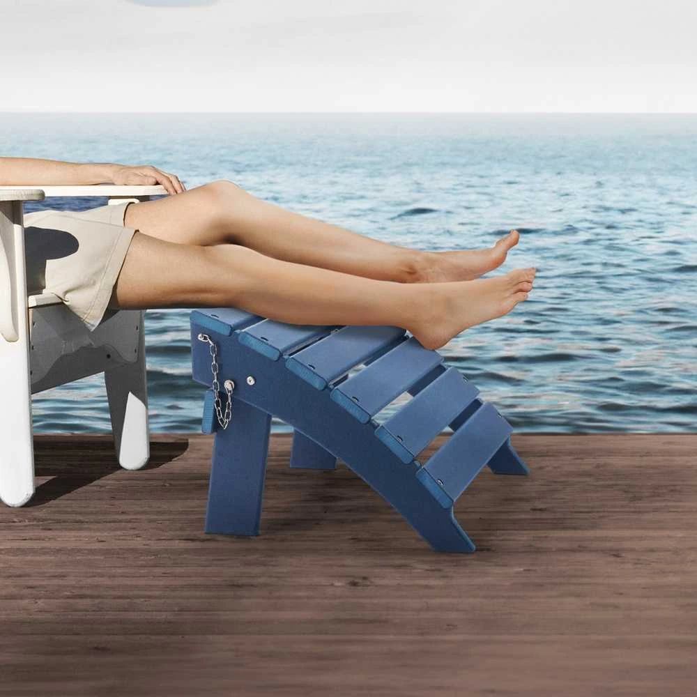 Adirondack pufas laukui, sulankstomas pakojis, mėlynas pakojis, 330 mm Adirondack pufas