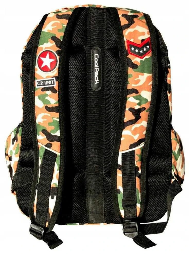 Airborne Mokyklinė kuprinė, 30 L, ruda/žalia